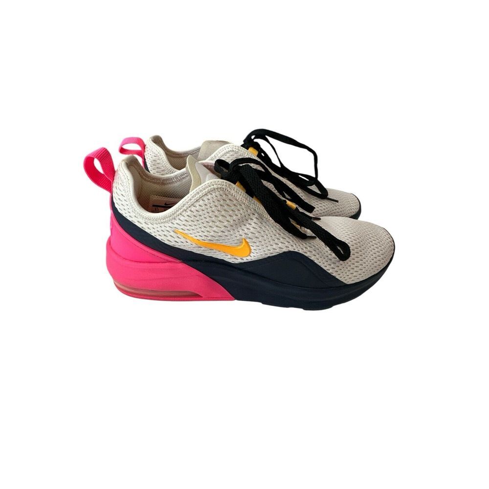 Nike Air Max Motion 2 White Navy Pink Women Shoes - Size 8.5 CI6515-100